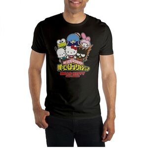 Hello Kitty and Friends | My Hero Academia Mashup Anime T-Shirt | Size Medium